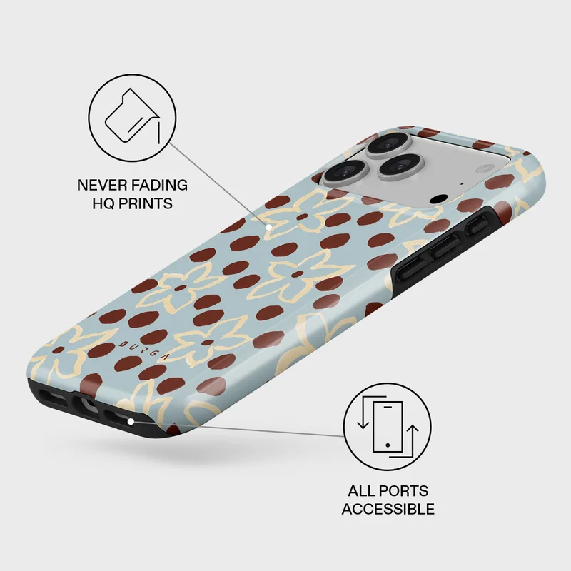 Burga iPhone 17 Pro Max Onda Burga iPhone 17 Pro Max Onda Premium Case Compatible with Hybrid Dual-Layer Hard Shell + Silicone Protection - Scratch-Resistant Shockproof Mobile Cover  | Best Price UAE